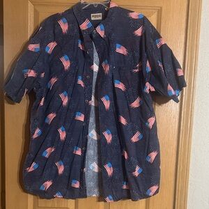 Redhead American Flag Short Sleeve Shirt